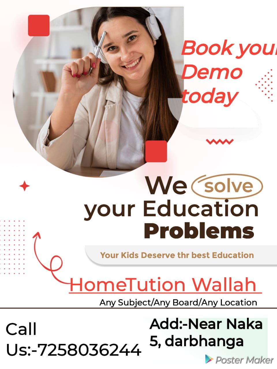 Home Tution Wallah Darbhanga 7258036244