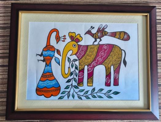 Sohrai Painting in Ranchi 7759903439 Jayshree Art