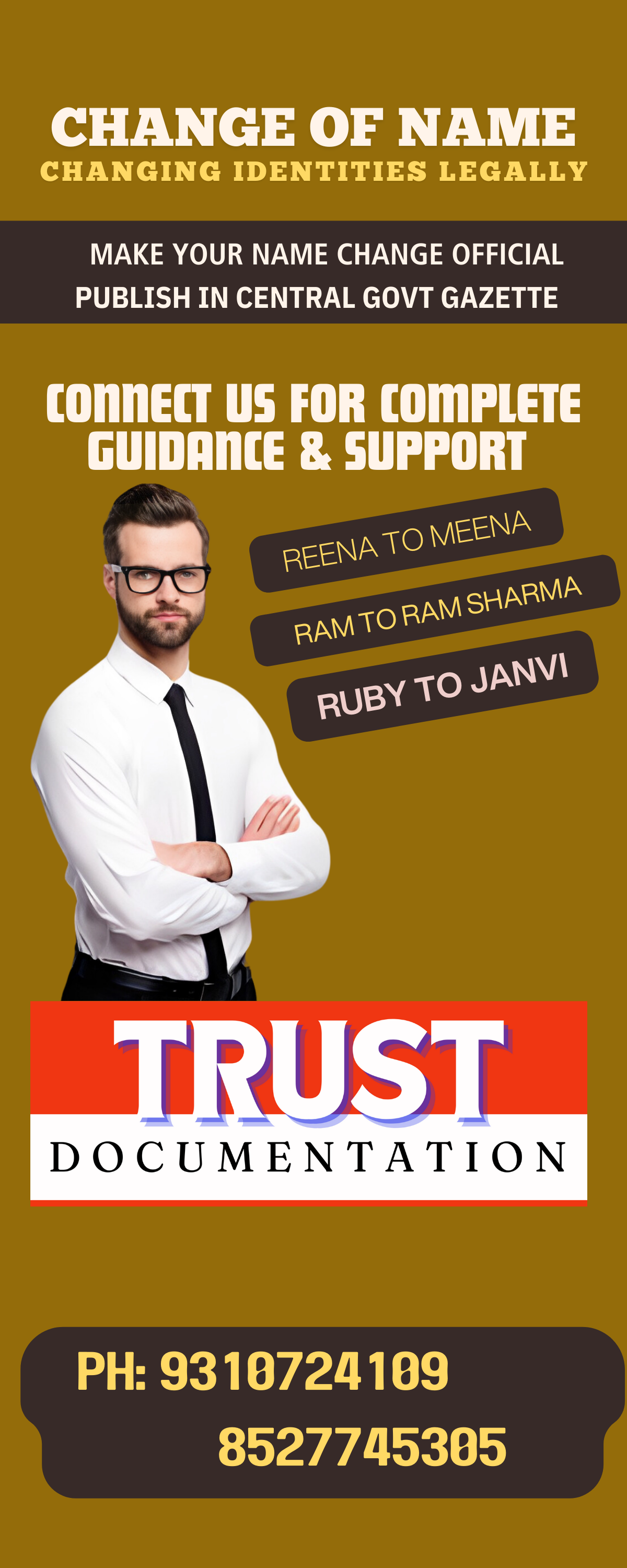 Name Change Service In Delhi 9310724109