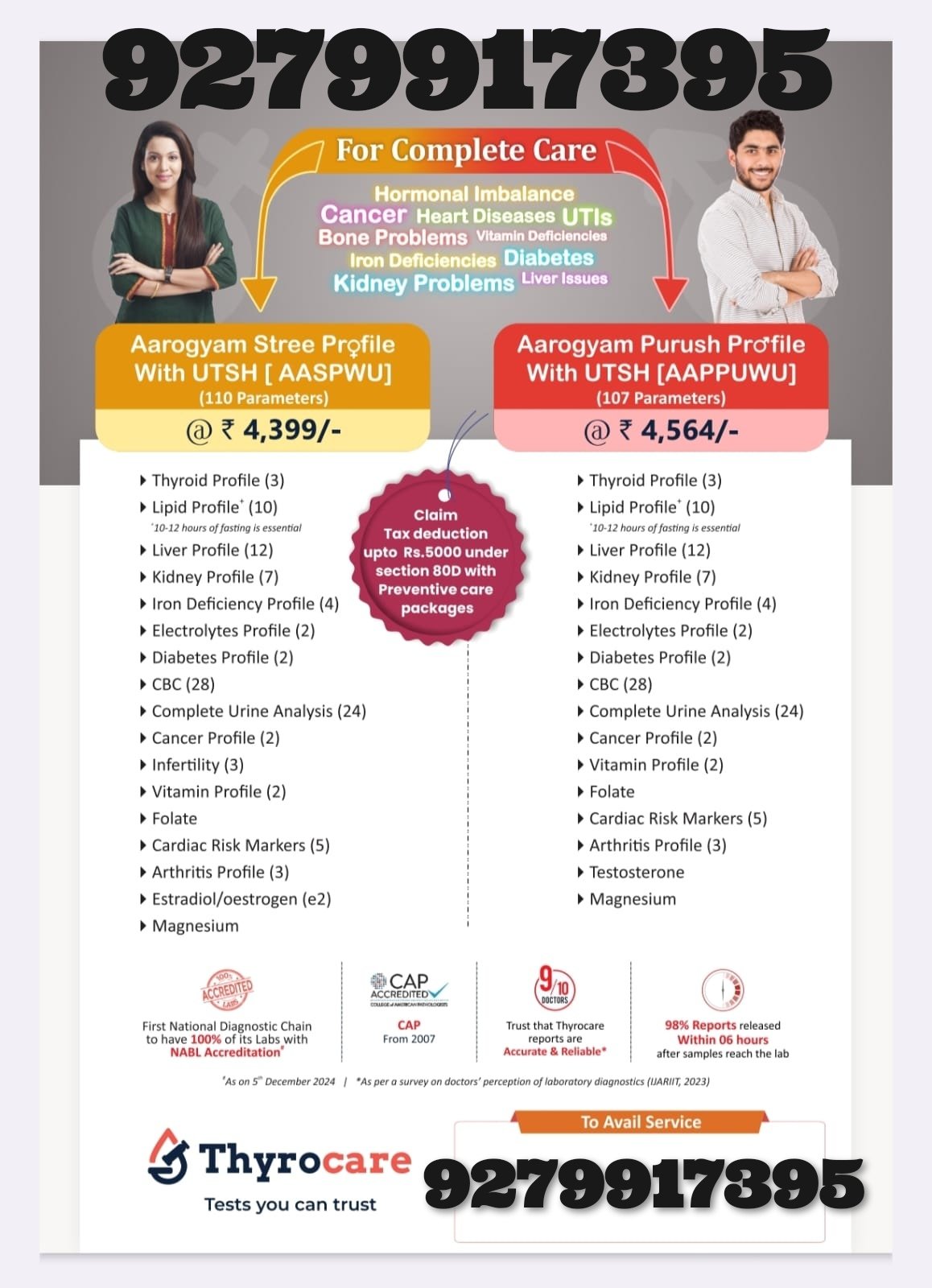 Thyrocare Aarogyam Centre Darbhanga 9279917395