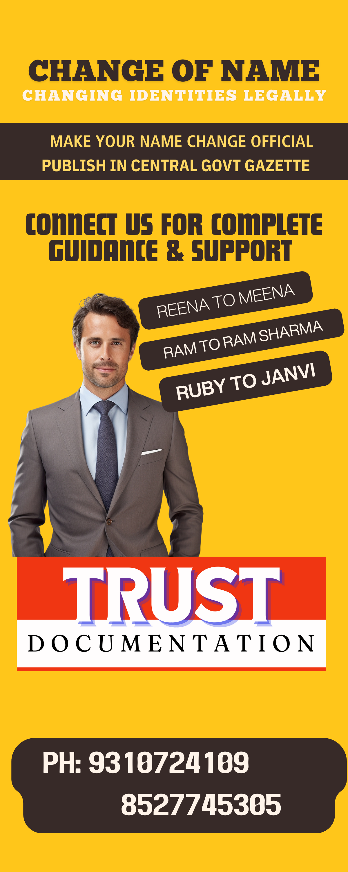 Name Change Consultant In Delhi 9310724109