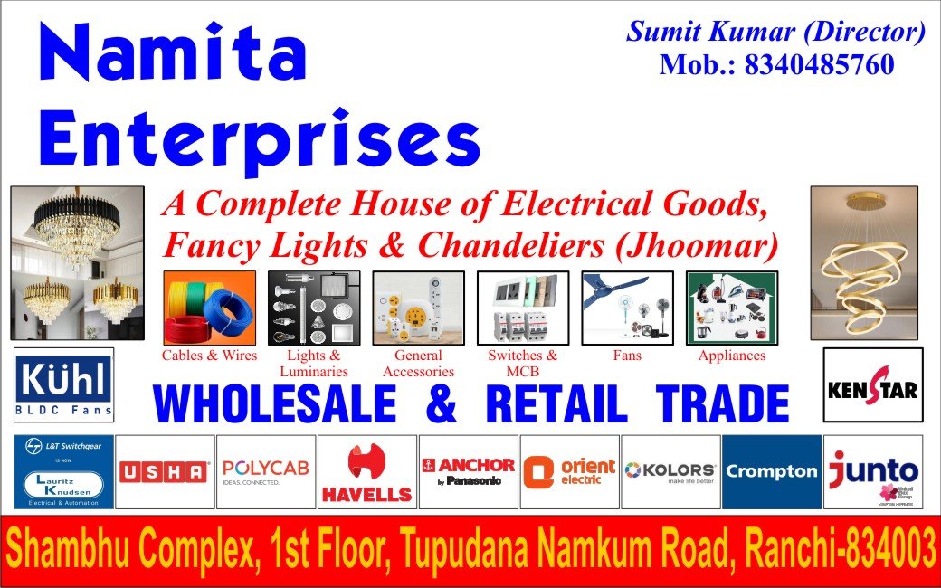 Namita Enterprises Ranchi 8340485760