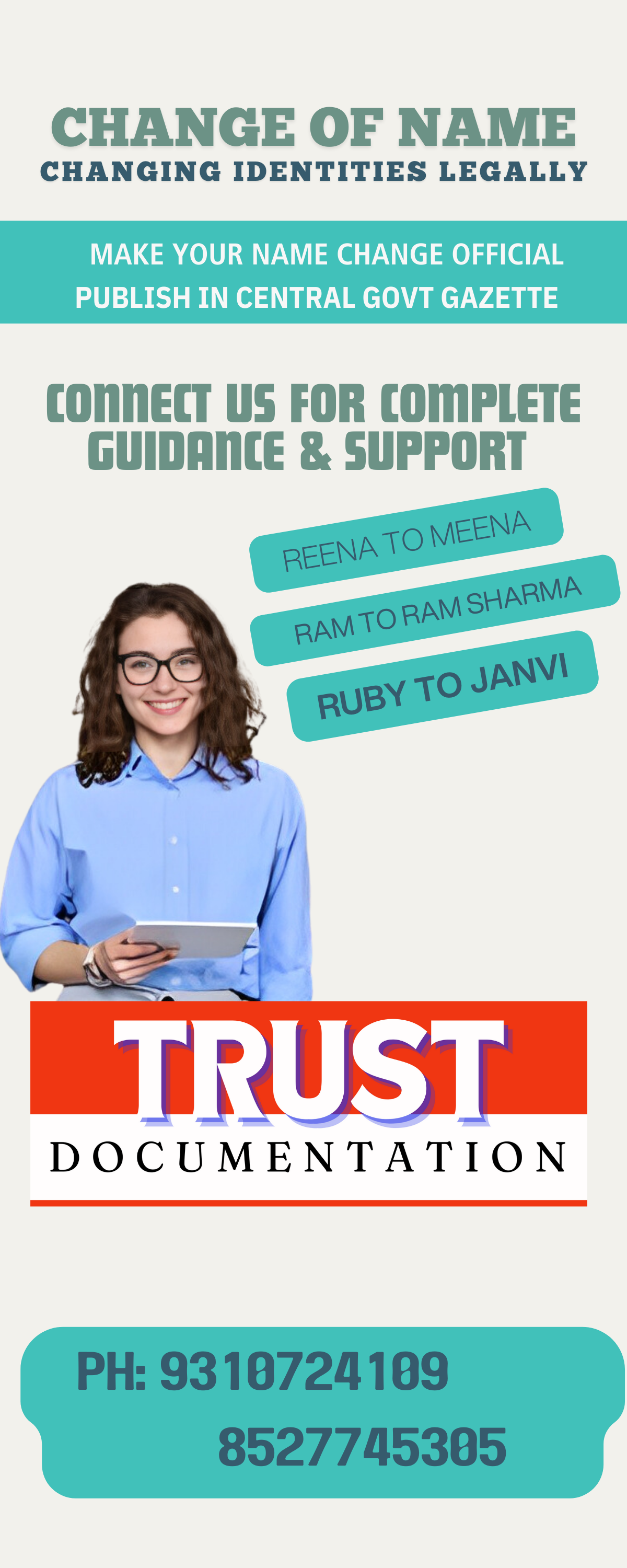 Reliable Name Change Services In Delhi 9310724109