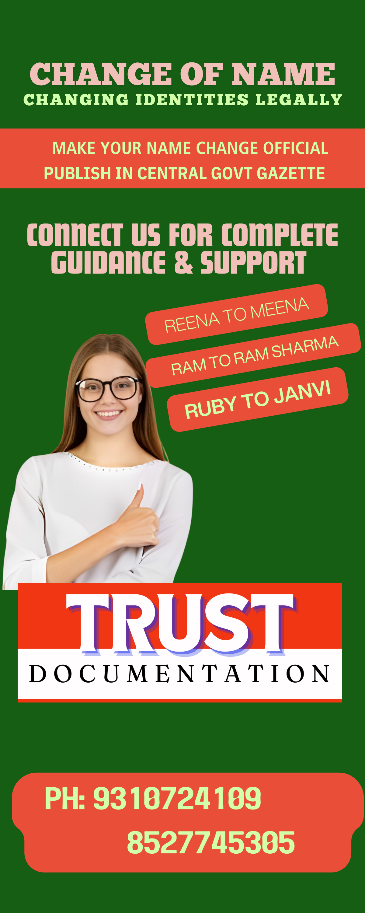 Best Name Change Consultants In Delhi 9310724109