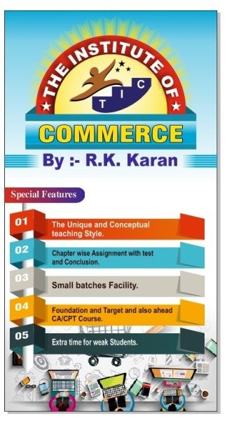 The institute of commerce, By:- R.K.Karan 7654461920