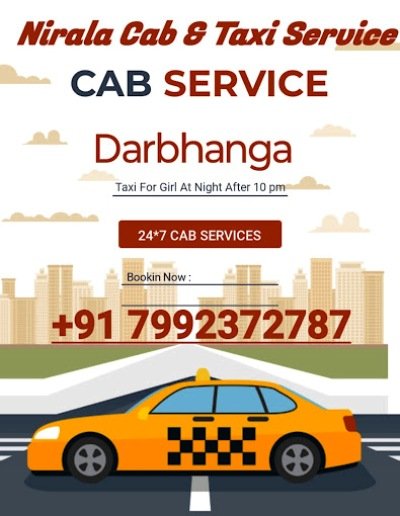 Best Taxi and Cab Services in Darbhanga (Nirala Cab & Taxi Service) 9525222291