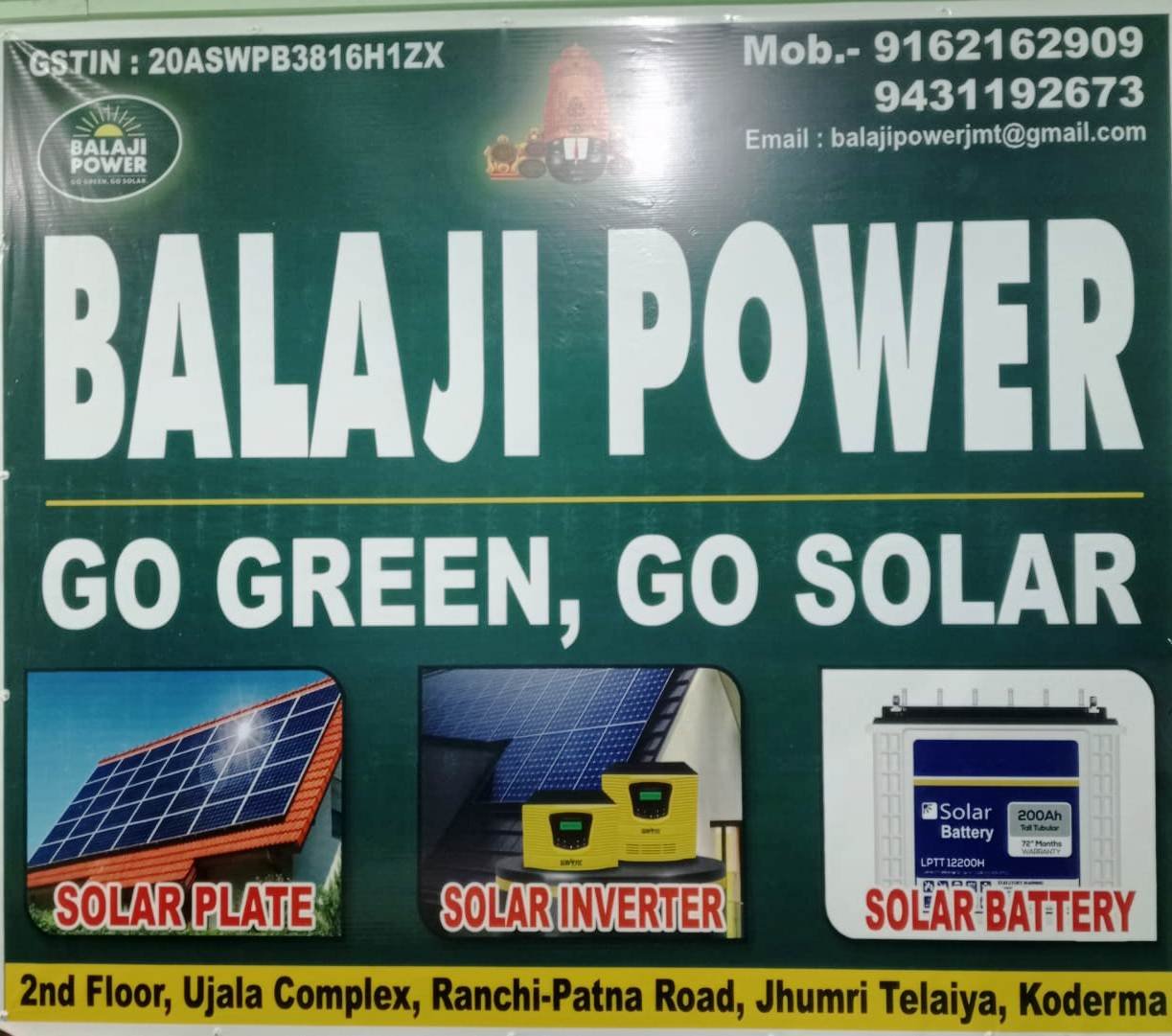 Balaji Power Koderma 9162162909
