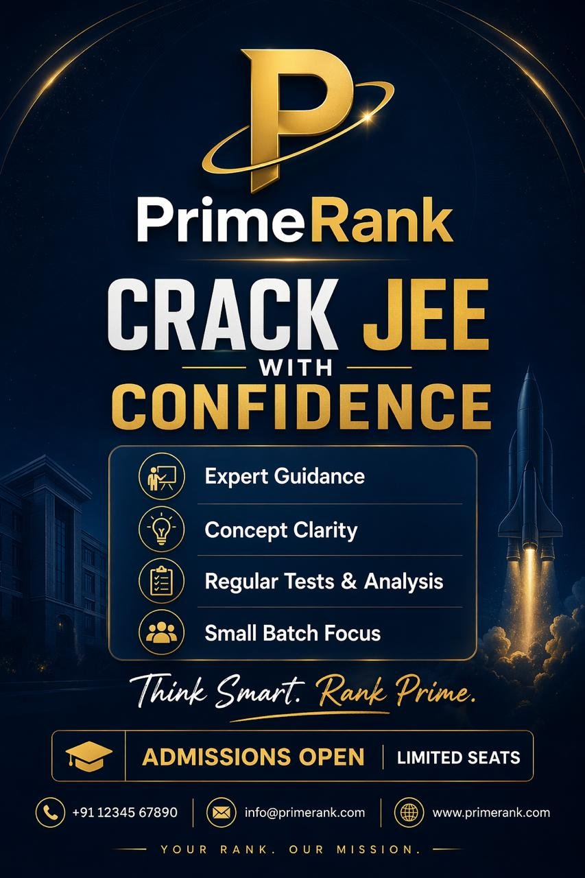 PrimeRank JEE Coaching Darbhanga 9810185154