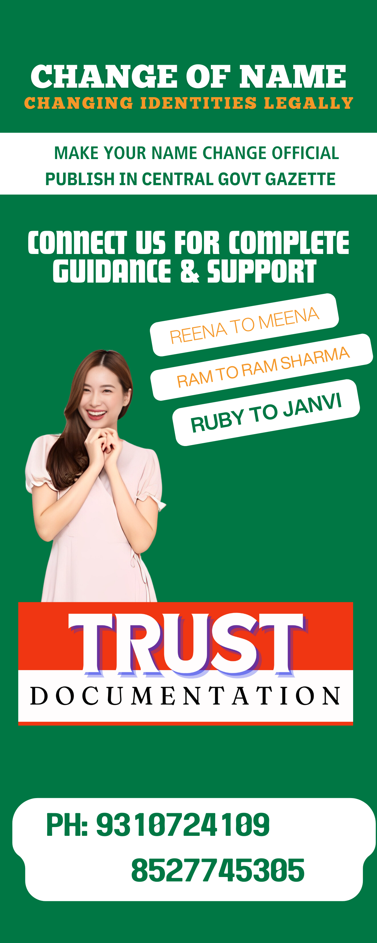 Name Change Lawyer In Delhi 9310724109